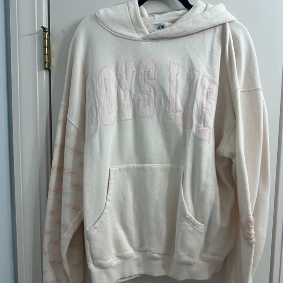 Boys Lie Polar Pink Racer Hoodie - Picture 3 of 7